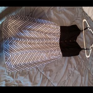 Black and white dress worn only once for a recital